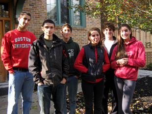 Alderdice SHAC members at MOMS work day